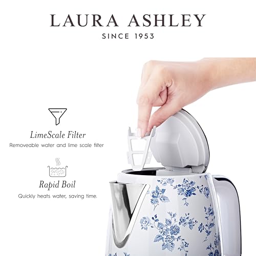 Electric Kettle 1.7L with Lime Scale Filter and Visual Water Window - China Rose