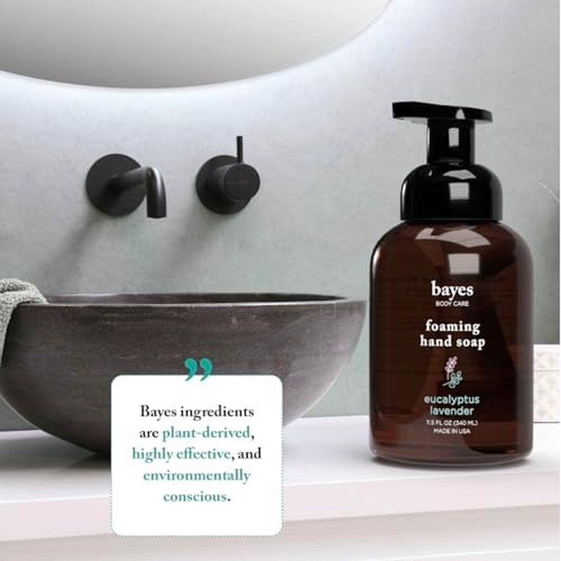 Foaming Hand Soap - Aromatic and Nourishing Hand Wash, Infused with Essential Oils - USDA Certified Biobased - 11.5 Ounce, Eucalyptus Lavender, 2 Pack