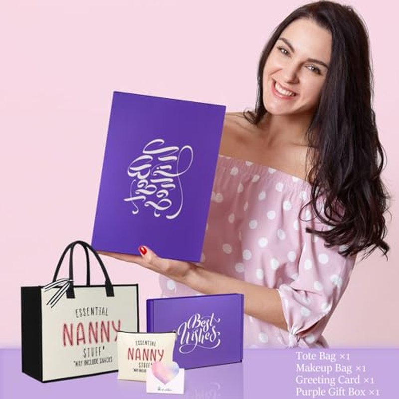 Grandma Gifts Nana Tote Bag and Makeup Bag