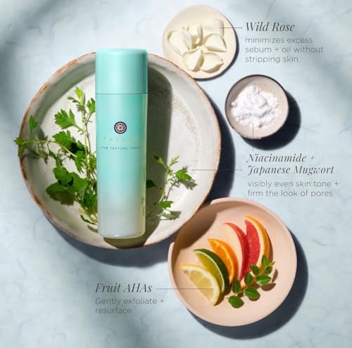 TATCHA Texture Tonic Liquid Exfoliator with Niacinamide & Fruit AHAs for Skin Clarify