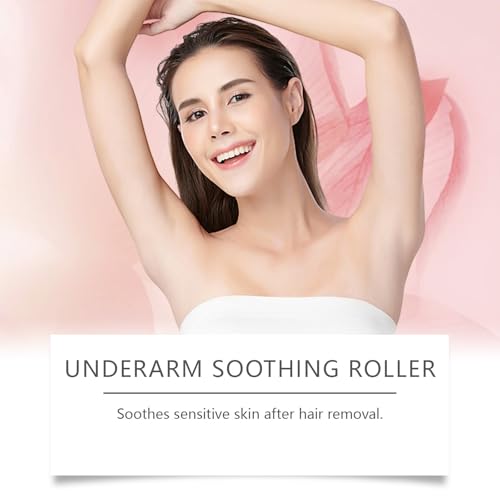 Ingrown Hair Treatment Serum, Smoothing Solution Ingrown Hair Treatment Roller, Gentle Exfoliation, for Underarms, Legs, and Chest, for Visibly Clearer, Smoother Skin (2pcs)