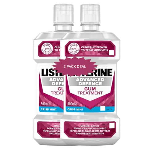 Gum Treatment Mint Mouthwash 500ml - 2 Pack, Oral Care for Gum Health