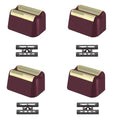 For wahl Shaver Foil Replacement,Professional 5 Star Series Finale Shaver Super Close Replacement Foil #7043-100#7043-100 Compatible with wahl Shaver Foil Replacement Heads (4PCS/Red)