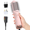 Automatic Dual Voltage Travel Hair Dryer Brush Compact Mini Hot Air