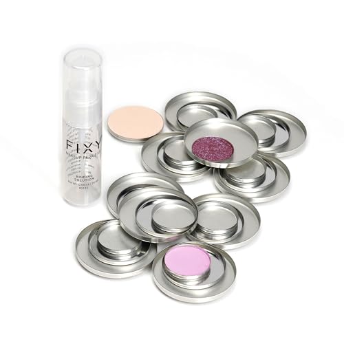 Refill Kit with Magnetic Pans & Powder Binder Spray for Makeup - Binder + Round Makeup Pans