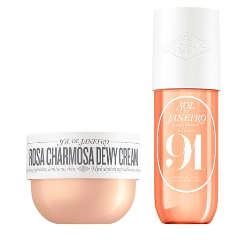 Sol de Janeiro Rosa Charmosa Dewy Body Cream & Cheirosa 91 Perfume Mist Duo