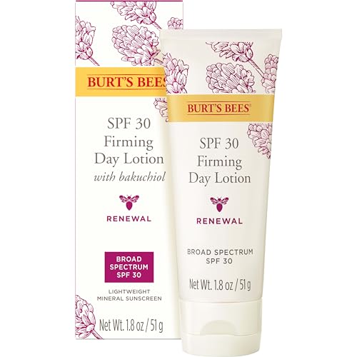 Burt's Bees Renewal SPF 30 Firming Day Lotion 1.8 oz (Pack of 1) with Bakuchiol