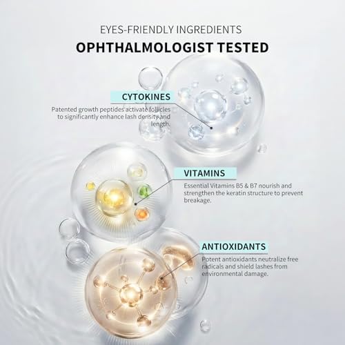 MD Lash Factor Eyelash Conditioner Advanced Lash Enhancing Serum for Longer Thicker Fuller Looking Lashes Cruelty-Free for Sensitive Eyes 0.05 fl oz Trial Size