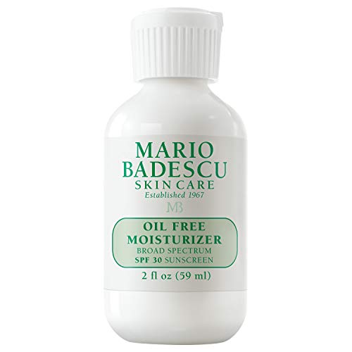Oil Free SPF 30 Face Moisturizer for Sensitive Skin with Collagen & Green Tea - Lightweight Day Cream