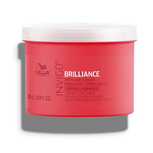 Wella Invigo Brilliance Hair Mask for Colored Hair 16.9 Fl Oz - Vibrancy & Shine