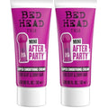 TIGI Bed Head After Party Super Travel Size Mini Smoothing Cream ? Anti Frizz hair styling product with humidity protection for frizzy, dull or coarse hair, 1.69 fl oz (Pack of 2)