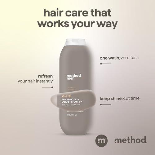 Men's 2-in-1 Cedar + Cypress Shampoo & Conditioner Set - 14 oz, Pack of 3