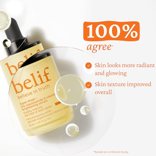 Belif Niacinamide 5% & Vitamin C Serum for Brightening & Skin Clarity 1oz