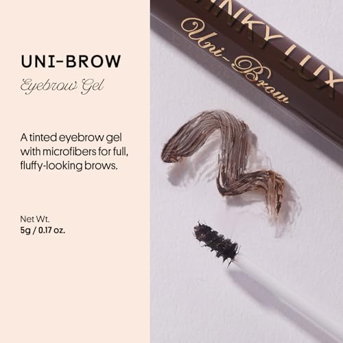 Winky Lux Uni-Brow Tinted Brow Gel ? Eyebrow Gel & Brow Mascara for Natural Shaping, Lasting Hold, No Sticky Feel, Brow Tint in Universal Black
