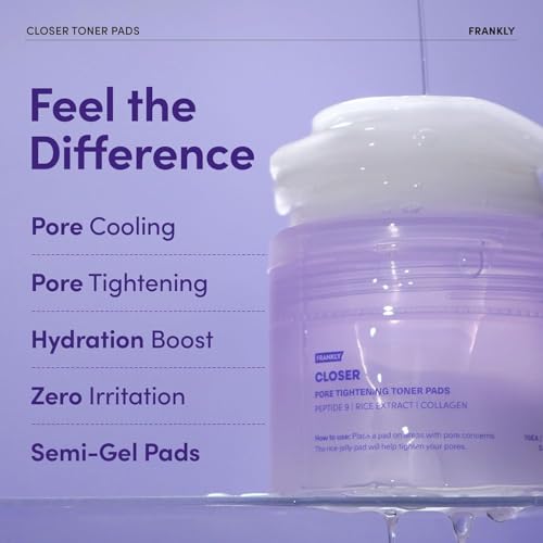 Korean Pore Minimizer Toner Pads - Hydrating & Tightening, 70 Count