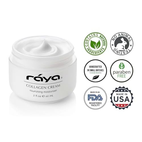 Raya Collagen Cream (302) | Moisturizing and Nourishing Face Cream for Combination and Dry Skin | Helps Reduce Fine Lines and Wrinkles