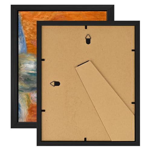 12x15 Framed Eclectic Wall Art Set - Maroon, 16 Pieces Mid-Century Modern Gallery Wall Decor