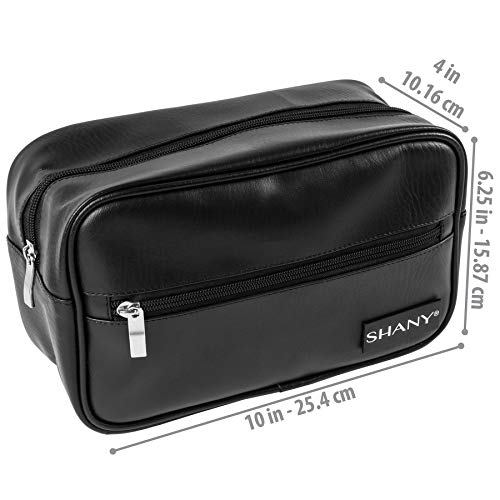 SHANY Cosmetics Portable Toiletry Makeup Bag with Various Compartments - Water-resistant and Scratch-proof Makeup Travel Organizer - BROWN FABRIC