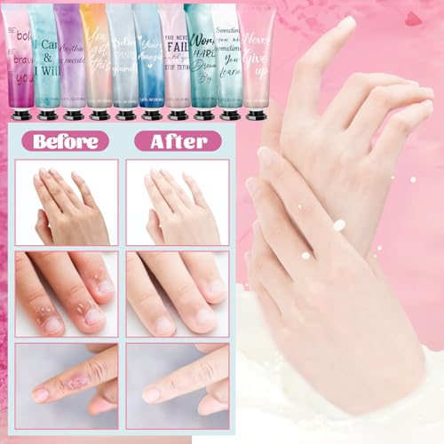 Leelosp 50-Pack Hand Cream Gift Set, Travel Size 1.01 oz Each, 10 Scents for Coworkers
