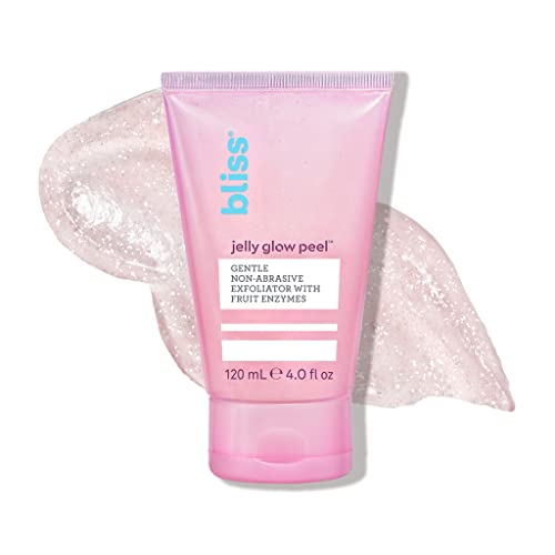 Bliss Jelly Glow Peel¢â Gentle Non-Abrasive Cleanser and Exfoliator With Fruit Enzymes - 4 Oz - Nourishes and Hydrates Skin - Clean - Vegan & Cruelty Free