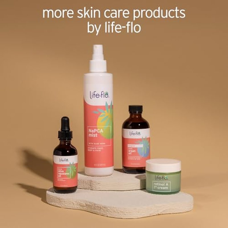 LIFE-FLO NaPCA Hydrating Mist for Skin Care and Hair Care - w/Sodium PCA, Aloe Vera Gel - Face Moisturizer, Makeup Setting Spray, Refreshing Hair and Body Mist, All Skin Types - 60-Day Guarantee, 8oz