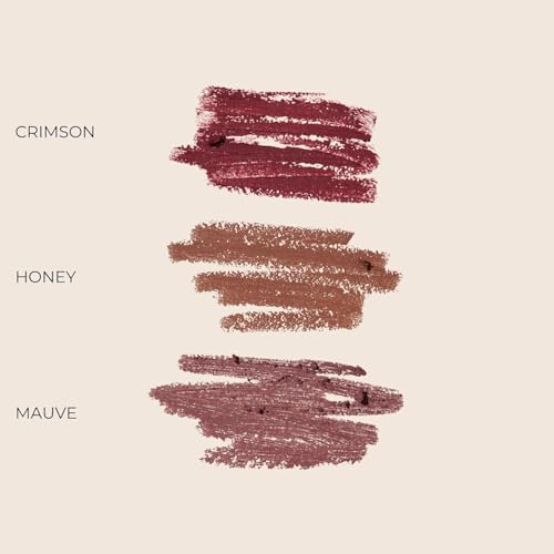 INIKA Organic Long Lasting Lipstick Crayon - Honey Vegan Lipstick & Lip Liner, Satin Finish, Organic & Hypoallergenic, 3g