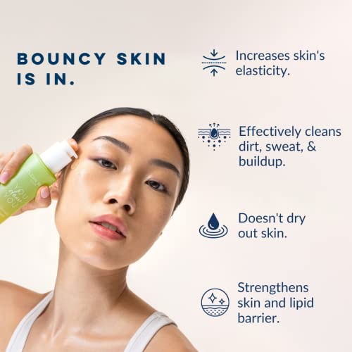 Clean Skin Club Acne Wash Facial Cleanser 3.88 Fl oz Niacinamide Honeydew White Tea Vegan