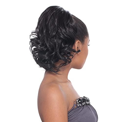 FREETRESS Equal Weave Drawstring Ponytail 12 Inch P1B/30 - Yakky Straight
