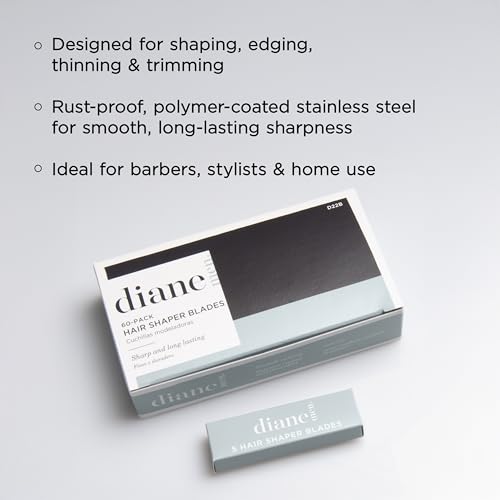 Hair Shaper Razor Blades 60-Pack - Precision Stainless Steel Refills for Barbers