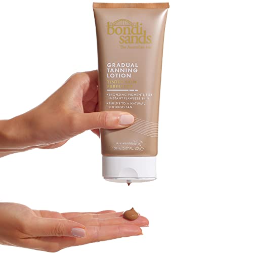 Bondi Sands Gradual Tanning Lotion, Low Level Tanning Actives Develop a Natural-Looking Self Tan for Everyday Glowing Skin, 150 mL, 5.07 Fl. Oz.