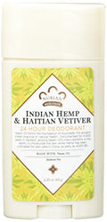Deodorant Pack of 2 - All Natural 24 Hour Indian Hemp & Haitian Vetiver with Neem Oil