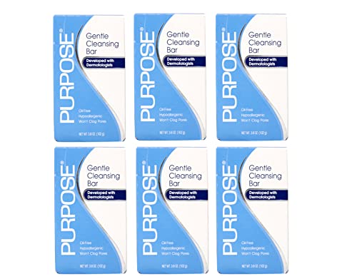 Purpose Gentle Cleansing Bar Almond - Sensitive Skin, 3.6 oz, Pack of 1