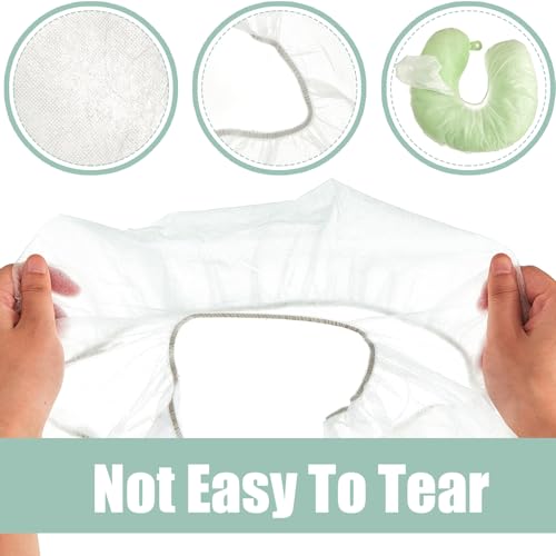 500pcs Disposable Face Cradle Cover Set for Spa & Salon - Elastic Fit