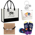 Theater Gift Set for Women Drama Christmas Actor Gift with Tote Socks Keychain & Bracelet
