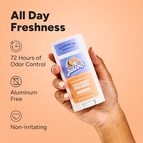 Women’s Natural Deodorant 2.0 Coconut Dreamin' 3-Pack - Aluminum Free, 72H Odor Control