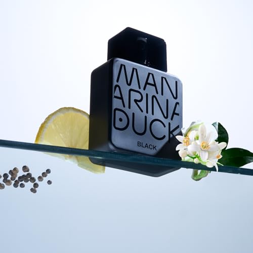 Mandarina Duck Black Eau De Toilette Spray for Men 3.4 Fl Oz - Vanilla Variant