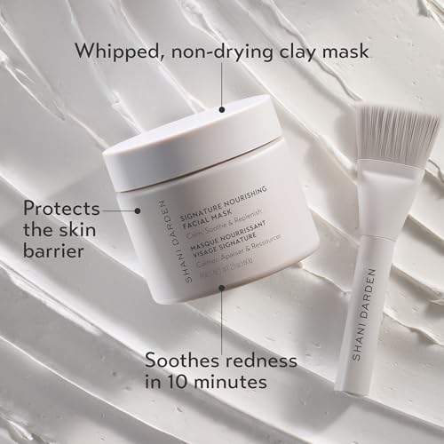 SHANI DARDEN SKIN CARE Signature Nourishing Facial Mask, A Nourishing Bentonite Clay Mask for Soothing Face Redness and Irritation with Colloidal Oatmeal and Squalane, 2.1 fl oz