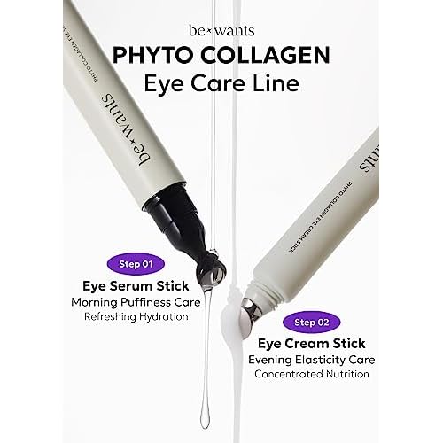 [K-Beauty] bewants Centella Asiantica Collagen Lifting Cream(1.7 fl oz), Roll-On Eye Serum Stick and Eye Cream