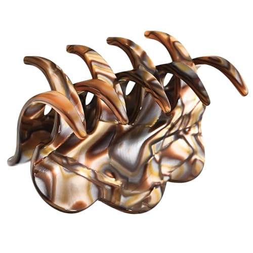 Onyx Grey Small Hair Claw Clip - 2.5 Inch Spring Jaw Hair Accessory