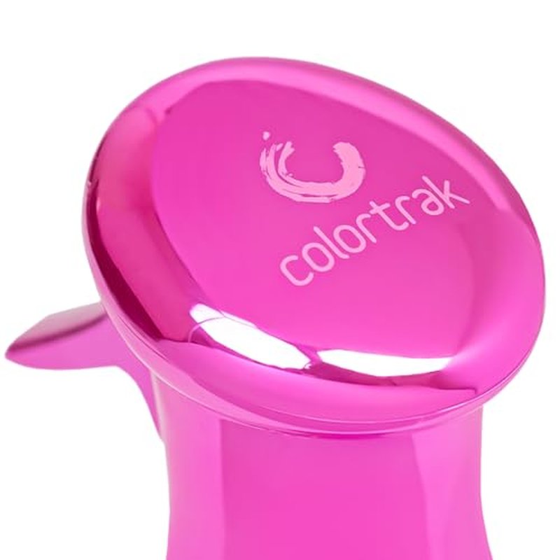 Colortrak Luminous Spray Bottle, 250ml/8.5oz Bottle with Full 360¡Æ Distribution, Easy-Use Pump, Quick View Window to Monitor Water Level, Eco-Friendly, Pink/Purple