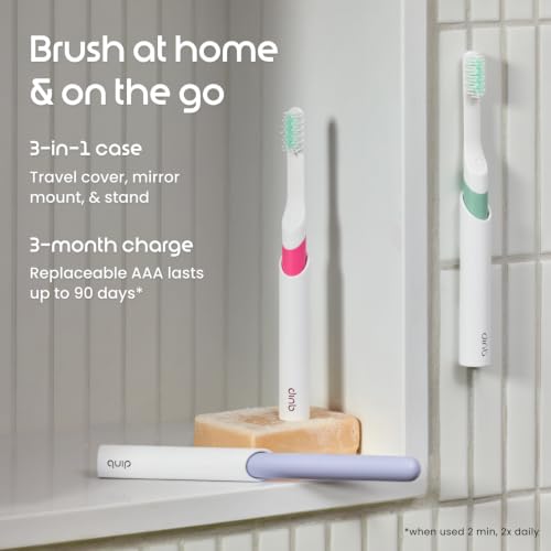 Electric Toothbrush for Adults with Extra Brush Head – Lavender