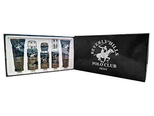 Men's Grooming Gift Set with Lemon Scent Cologne & Body Care - 5 Pieces