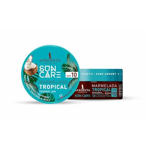 SUN CARE Marmelada TROPICAL F10 SPF10 VEGAN Fast Tanning Jam Bronze skin 6.76 FL Oz/ 200ml