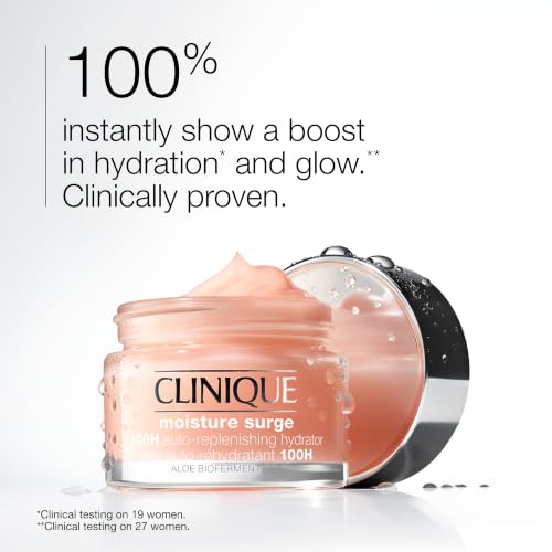 Clinique Moisture Surge 100H Auto-Replenishing Hydrator - 1 Fl Oz - Oil-Free Face Moisturizer with Hyaluronic Acid & Aloe Bioferment
