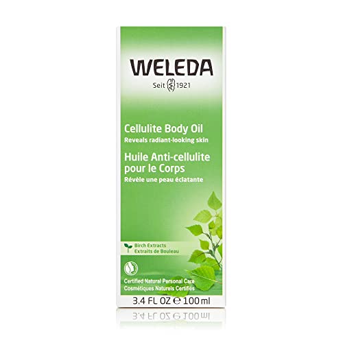 Weleda Birch Cellulite Body Oil 3.4 Fluid Ounce,Plant-Rich Oil with Birch,Rosemary and Jojoba,(Pack of 2)