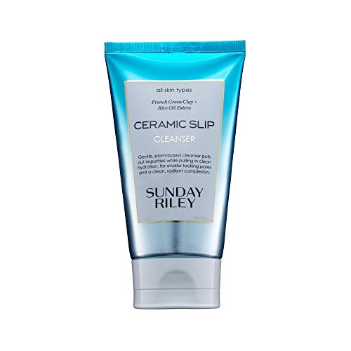 Sunday Riley Ceramic Slip Cleanser 5 Fl Oz Green - Gentle Plant-Based Face Wash