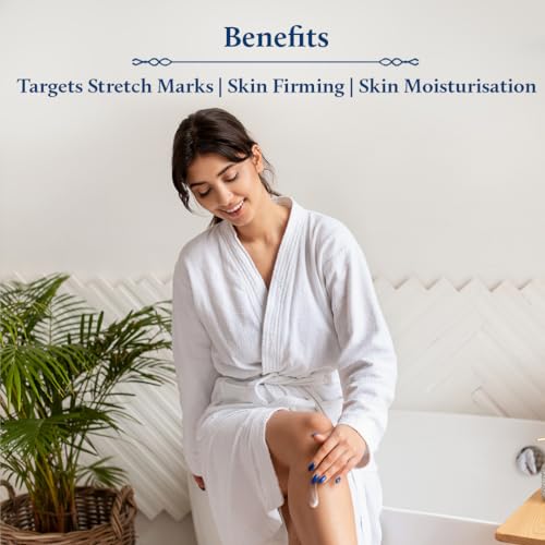 Stretch Mark Cream with Cocoa & Shea Butter - Natural Body Moisturizer for Pregnancy & Postpartum