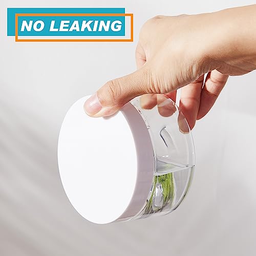 Clear 8 oz Cosmetic Jars with White Lids & Labels - 24 Pack, Variation: White Lid