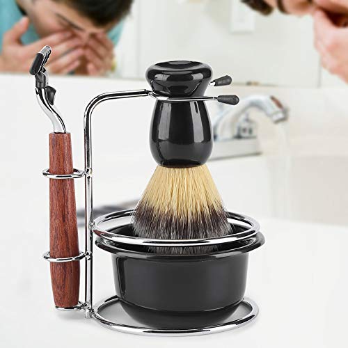 Goick Men's Wet Shaving Kit with Safety Razor & Badger Brush - Gift Set