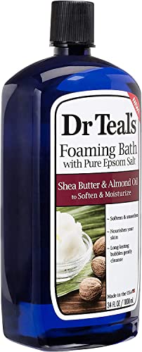 Foaming Bath Gift Set with Lavender Shea & Almond Oil - Stress Relief & Relaxation